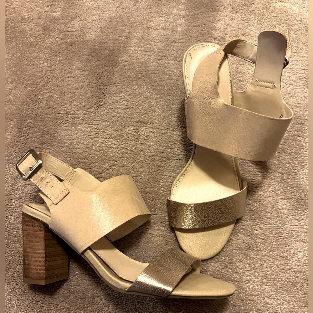 Franco Sarto, nude sandals